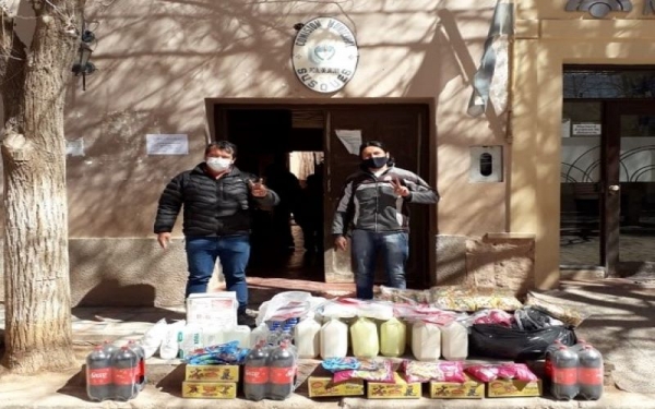 El Bloque Justicialista entrega elementos de bioseguridad