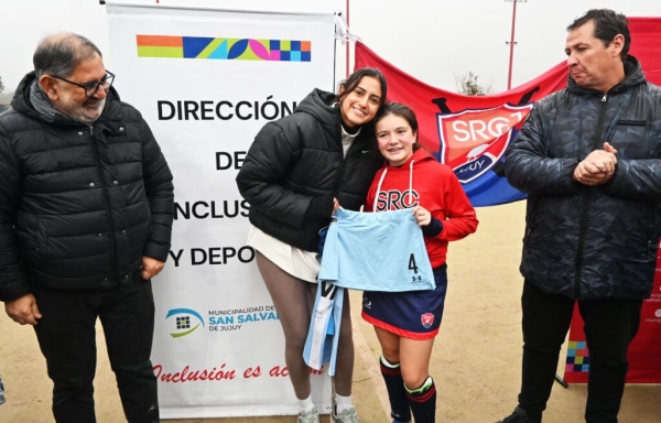 &ldquo;Chuli&rdquo; Jorge celebr&oacute; el &eacute;xito de la cl&iacute;nica de hockey que brind&oacute; Valentina Raposo