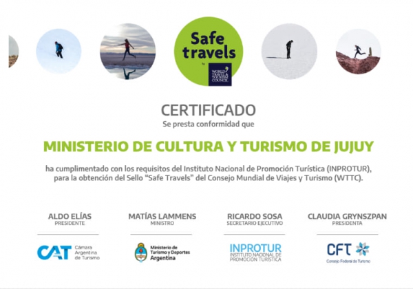 Consejo Mundial deTurismo incluy&oacute; a Jujuy como "Destino Seguro"