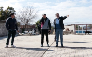 Jorge visit&oacute; el Club Luj&aacute;n para acompa&ntilde;ar el avance de nuevas obras