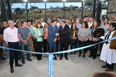 El intendente Ra&uacute;l &ldquo;Chuli&rdquo; Jorge inaugur&oacute; el Multiespacio &ldquo;Jorge &lsquo;El Perro&rsquo; Sol&iacute;s&rdquo; en Barrio Chijra
