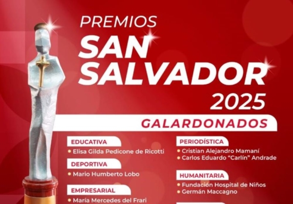 Premios San Salvador: conoc&eacute; a los 25 galardonados