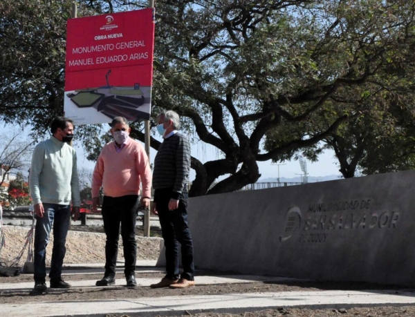 Avanza monumento al General Manuel Eduardo Arias