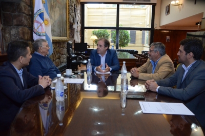 El vicegobernador recibi&oacute; al presidente de la C&aacute;mara de Comercio Exterior de la provincia