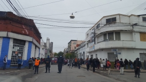 Operativo de seguridad de peatones