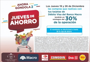 D&Iacute;AS DE AHORRO PARA LOS JUJE&Ntilde;OS
