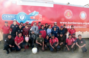 CAPACITACI&Oacute;N DE BOMBEROS VOLUNTARIOS EN ALTO COMEDERO