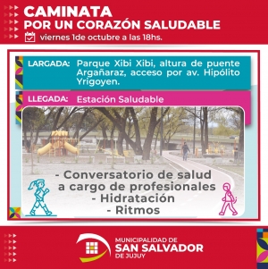 Caminata por un coraz&oacute;n saludable