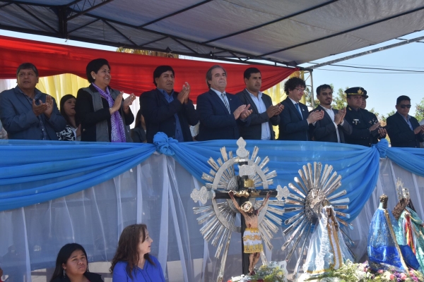 El vicegobernador de Jujuy destac&oacute; la muestra de fe del pueblo de Aguas Calientes en su Fiesta Patronal
