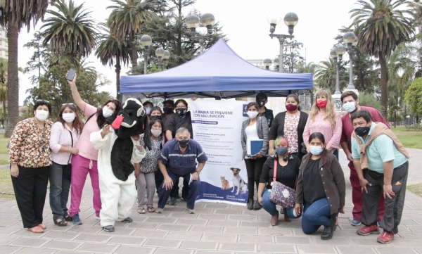 Por D&iacute;a de la Rabia, jornada de vacunaci&oacute;n y concientizaci&oacute;n