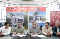 Firma de convenio para el inicio de obras del nuevo ascensor urbano