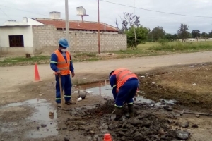 Recambios de redes de agua potable en Fraile