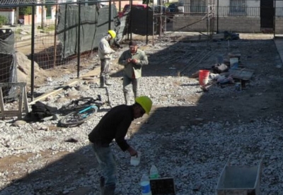 Iniciaron obras en espacios para deportes