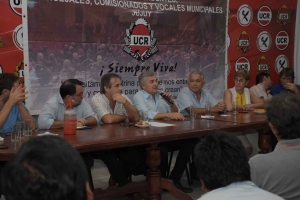 CONTUNDENTE APOYO DE EDILES RADICALES A LA GESTION DEL GOBIERNO PROVINCIAL