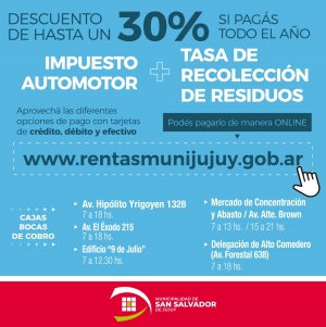 APROVECH&Aacute; LOS BENEFICIOS POR PAGO ANTICIPADO