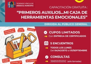 Capacitaci&oacute;n gratuita: &ldquo;Primeros Auxilios&hellip; "