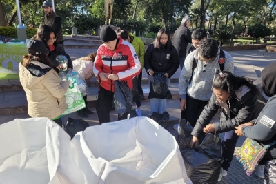 San Pedro: mega evento ambiental y punto de acopio de AVUS