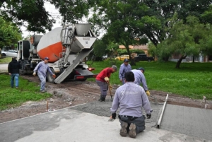 Obras complementarias en la plaza &ldquo;Ing. Ludovico Pedetti&rdquo;