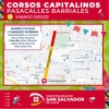 Corsos en 6 barrios capitalinos