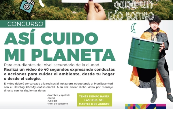 Extienden plazo para la presentaci&oacute;n de videos en el concurso &ldquo;As&iacute; cuido mi planeta&rdquo;