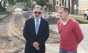 Nueva etapa de pavimentaci&oacute;n en la Hip&oacute;lito Yrigoyen