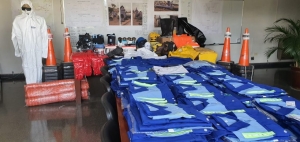 Agua Potable entreg&oacute; elementos de bioseguridad alpersonal