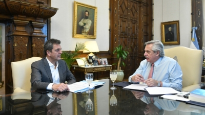 Alberto Fern&aacute;ndez se reuni&oacute; con Massa para evaluar las medidas y la "hoja de ruta"