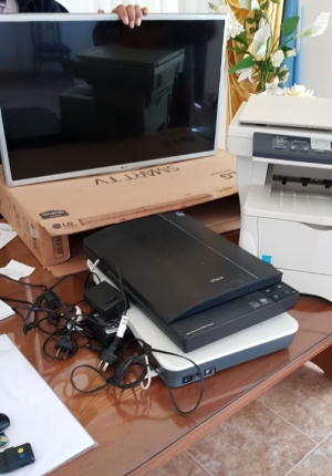 Recuperaron elementos robados del registro civil de Monterrico