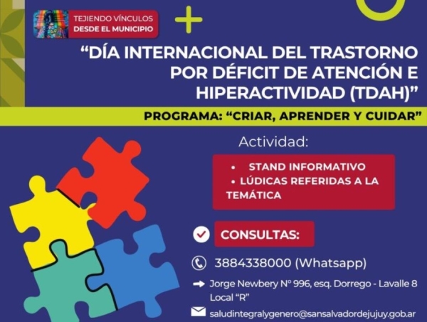 San Salvador de Jujuy se suma al D&iacute;a Internacional del TDAH