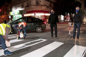 Demarcaron calles en el micro centro