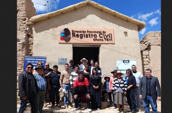 Registro Civil a 3.516 metros sobre el nivel del mar