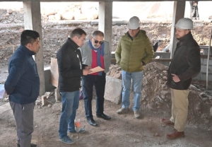Avances. Renovaci&oacute;n integral de la glorieta en Plaza Belgrano