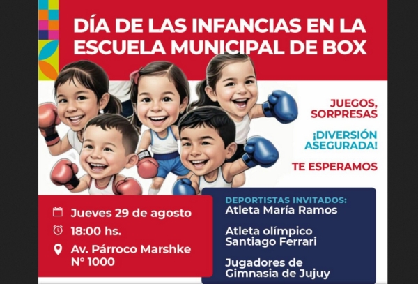 Celebrar&aacute;n el D&iacute;a de las Infancias en la Escuela Municipal de Box