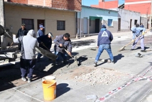 El programa de Obras Mixtas municipal sumó mas pavimento