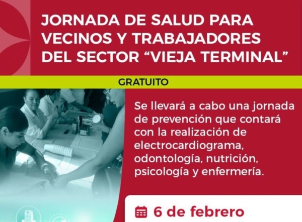 &ldquo;Vieja Terminal&rdquo;.Jornada de salud para vecinos y trabajadores