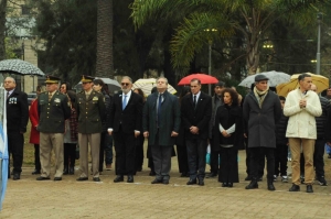 El intendente Jorge encabezó el homenaje al General San Martín
