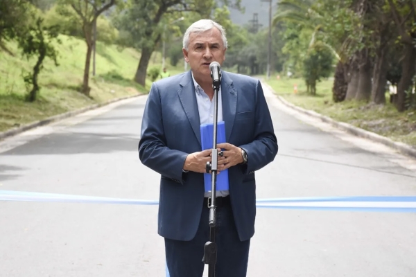 Morales inaugur&oacute; la pavimentaci&oacute;n de una importante arteria en Lozano