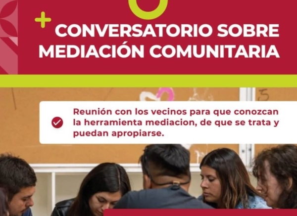 Convocan a conversatorio sobre mediaci&oacute;n comunitaria