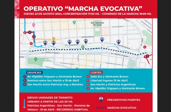 Operativo de tr&aacute;nsito por &Eacute;xodo Juje&ntilde;o y el Desfile C&iacute;vico