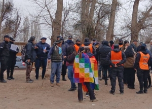 Humahuaca.Por mandato de la Justicia, la Policía intervino en una disputa privada por tierras