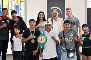 Jorge recibió a la delegación jujeña de boxeo que se destacó en el torneo “Verde y Oro” en Bolivia