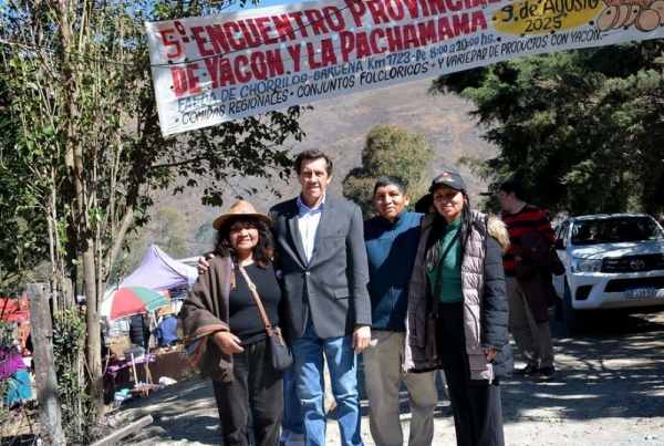 Sadir particip&oacute; del Festival del Yac&oacute;n y la Pachamama en B&aacute;rcena