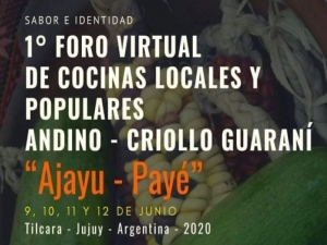 Primer foro virtual de cocinas locales