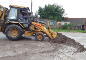 Delegaci&oacute;n de Alto Comedero realiza trabajos viales