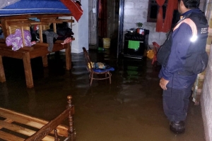 El gobierno despleg&oacute; un operativo de asistencia por el temporal