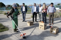 El Intendente Jorge sum&oacute; a la labor municipal un equipo femenino de segadoras