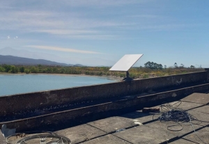 Conectividad satelital en los diques del sistema Las Maderas