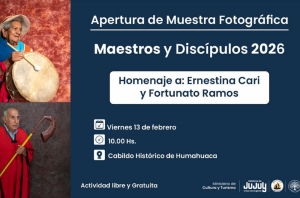 Humahuaca: Muestra  "Maestros y Disc&iacute;pulos 2026"