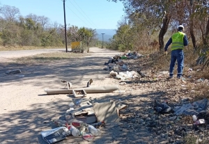 Erradican microbasurales en la Ruta 34
