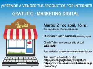 Charla virtual para emprendedores